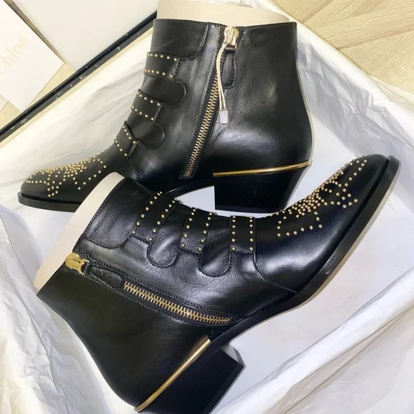 Chloé NWT Susanna Short Boots - 2 dust bags included - Picture 6 of 10